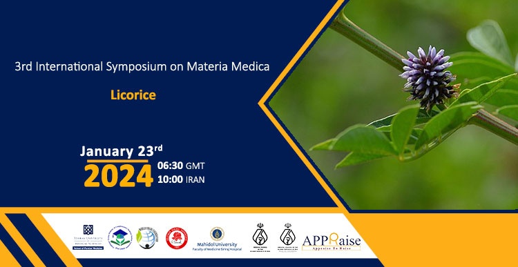 3rd International Symposium on Materia Medica: Licorice
