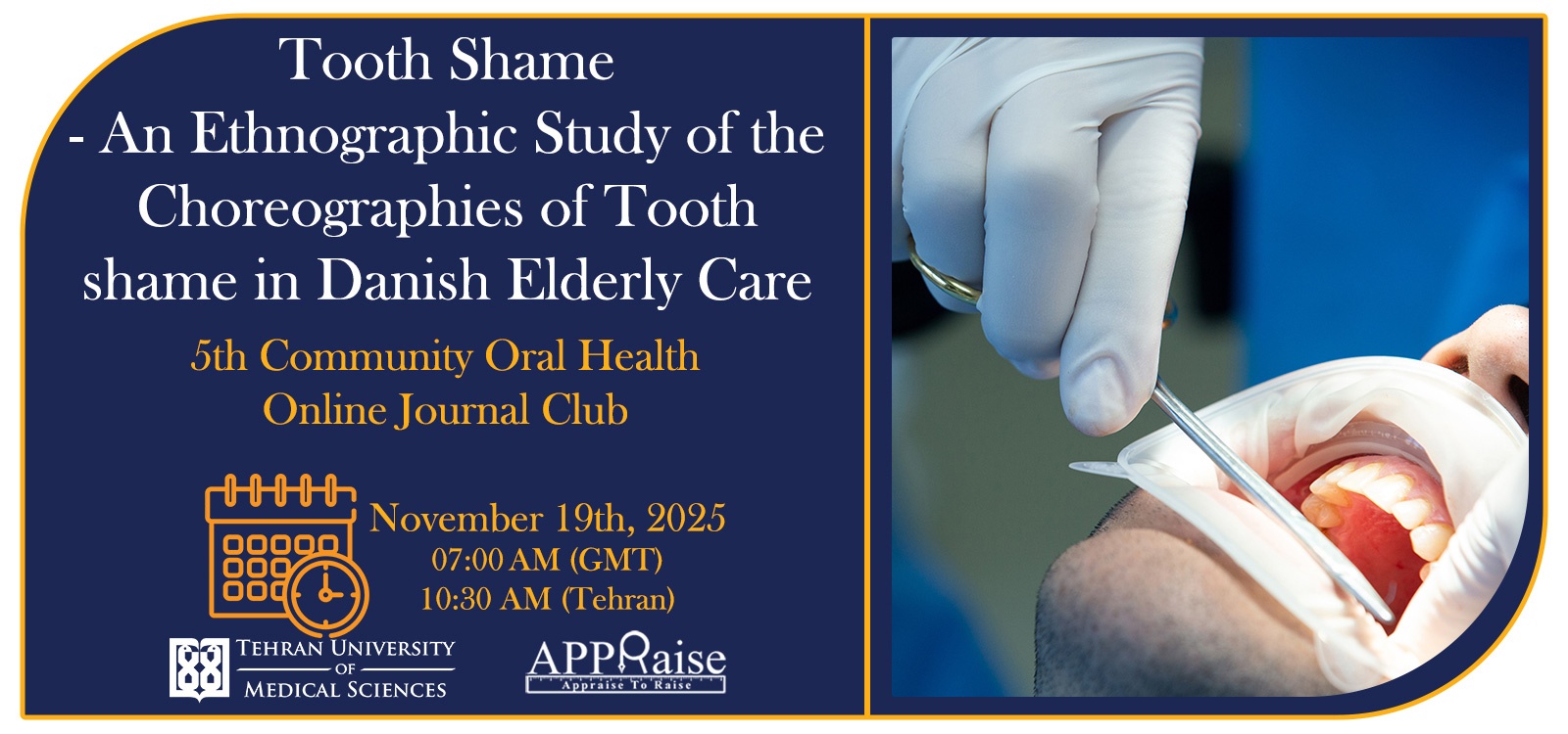 Tooth Shame - An Ethnographic Study of the Choreographies of Tooth shame in Danish Elderly Care