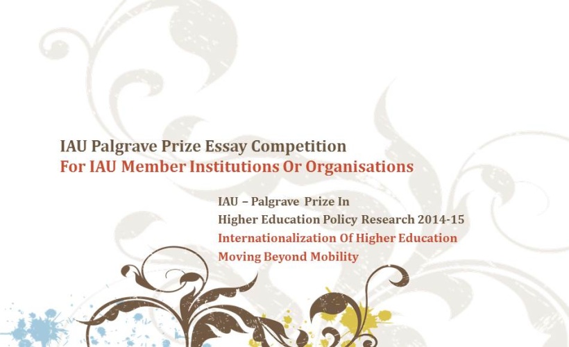 IAU Palgrave Prize Essay Competition