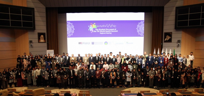 Students’ division of the 7th World Health Regional Summit Meeting/ Students from 6 continents takes part in this event.