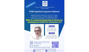 TUMS Applied Linguistics Webinar-What is SIPD for Generative Al
