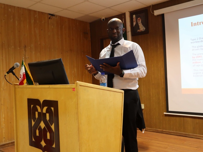 The thesis defense ceremony of the student  Fatihu-Abulfatihi Salaudeen Giwa