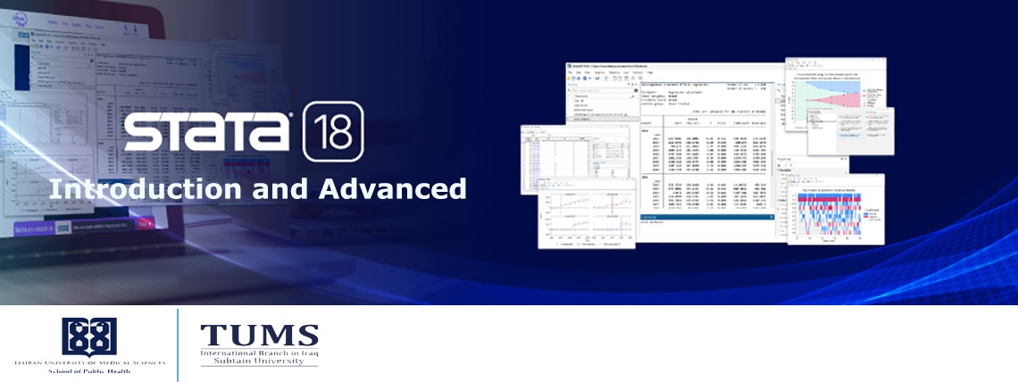 Statistical Analysis of Health Research using STATA (18.0); Introduction and Advanced