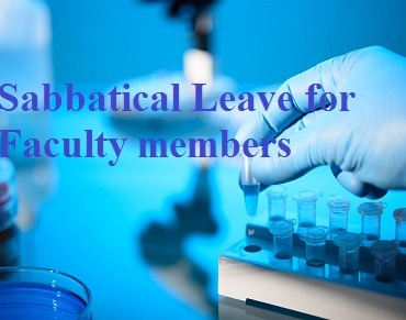 Sabbatical Leave for Faculty members