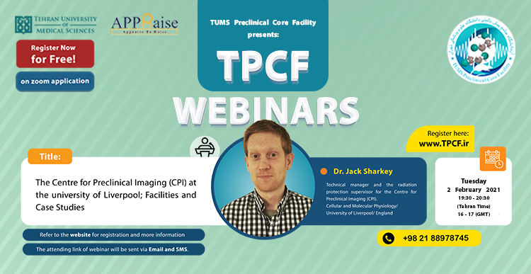 TPCF Webinar: The Centre for Preclinical Imaging (CPI) at the University of Liverpool; Facilities & Case Studies