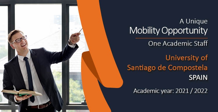 Call for Application for Erasmus+ Teaching Staff Mobility to the University of Santiago de Compostela, Spain