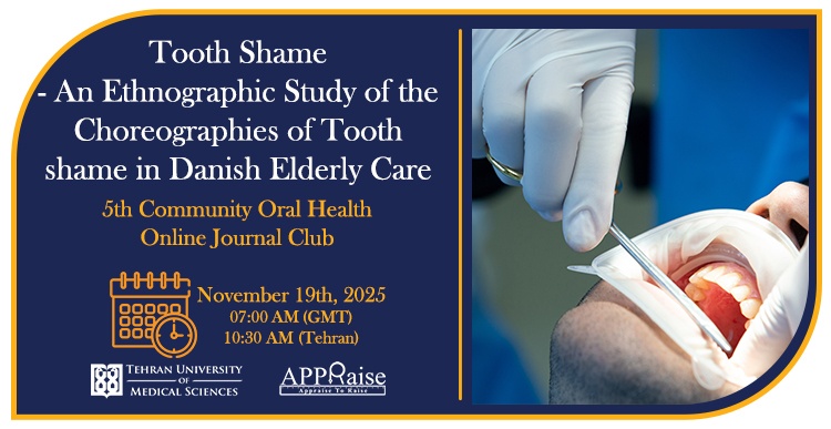 Tooth Shame - An Ethnographic Study of the Choreographies of Tooth shame in Danish Elderly Care