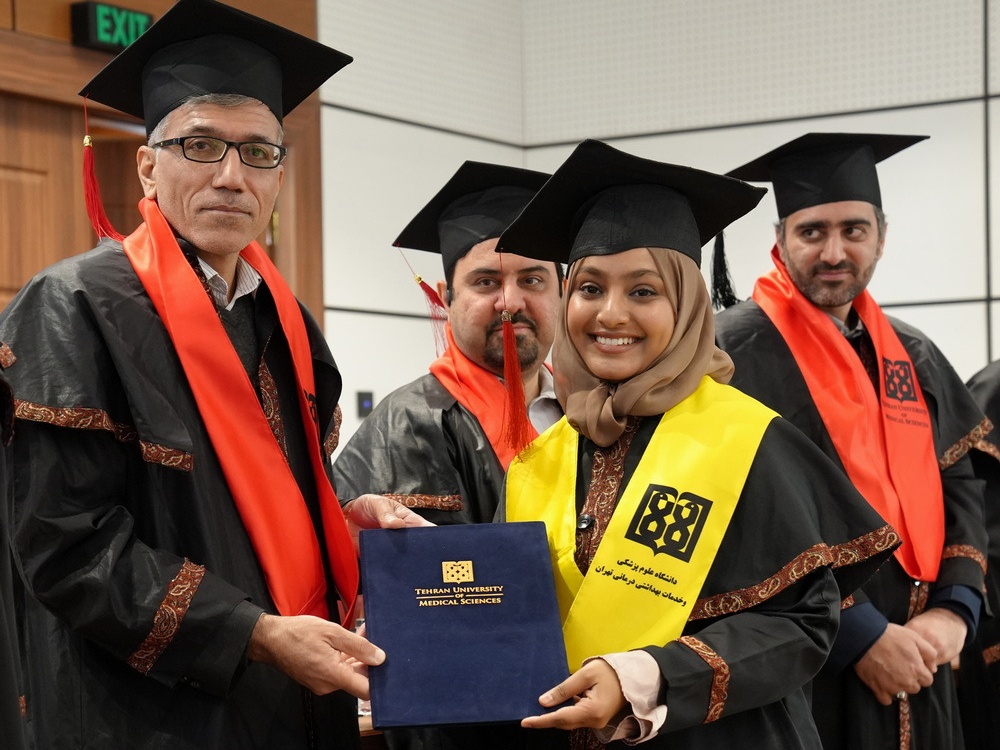 The 6th Graduation Ceremony for International Students at Tehran University of Medical Sciences