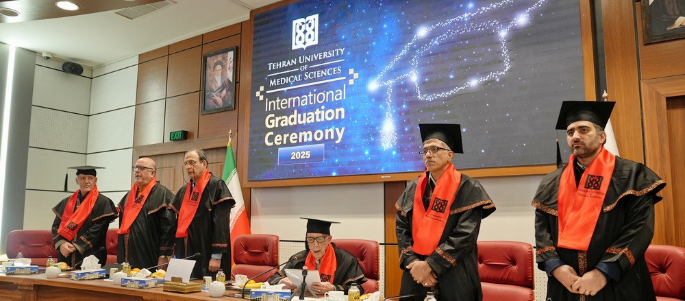 The 6th Graduation Ceremony for International Students at Tehran University of Medical Sciences