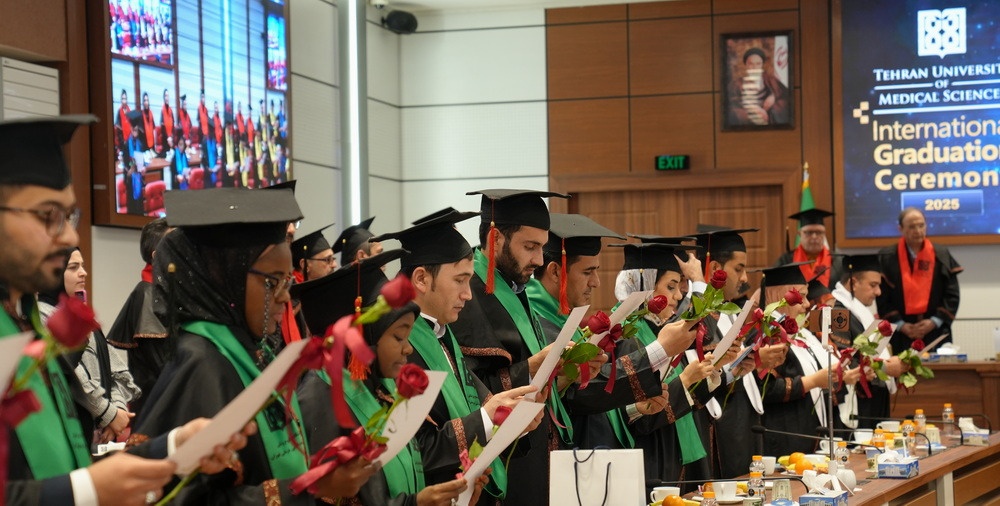 The 6th Graduation Ceremony for International Students at Tehran University of Medical Sciences