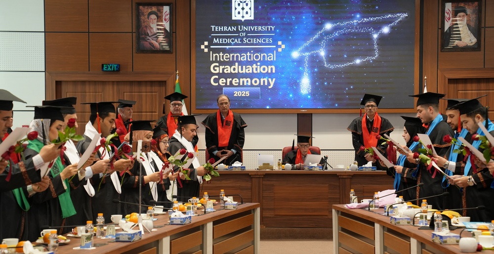 The 6th Graduation Ceremony for International Students at Tehran University of Medical Sciences