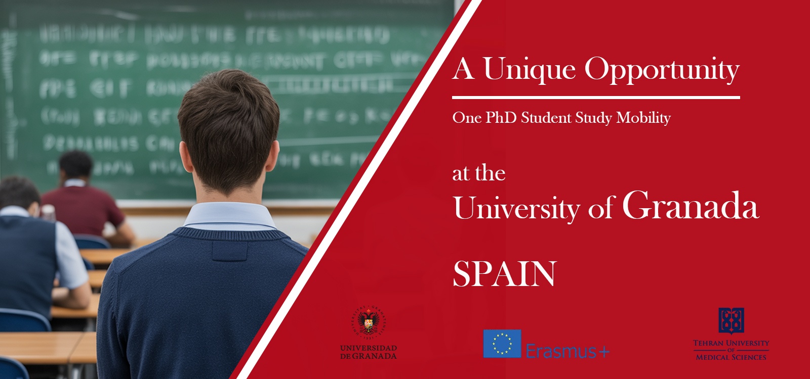 Call for PhD Student Study Mobility to the University of Granada (Spain)