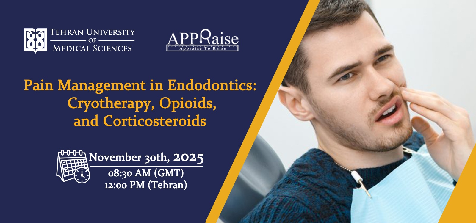 Pain Management in Endodontics: Cryotherapy, Opioids, and Corticosteroids