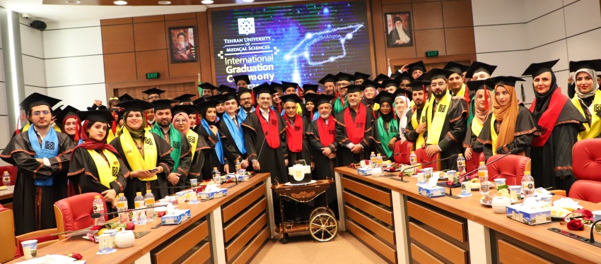 Celebrating International Students’ Graduation Ceremony Tehran University of Medical Sciences  International Campus
