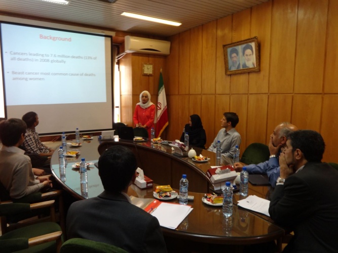 TUMS-IC VP for Research Affairs: Ms. Anum Zahra's Thesis Defense was held on April 13, 2014.