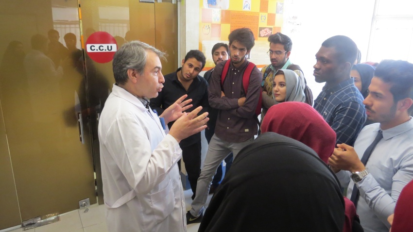 TUMS International Students Visit Baharloo Hospital