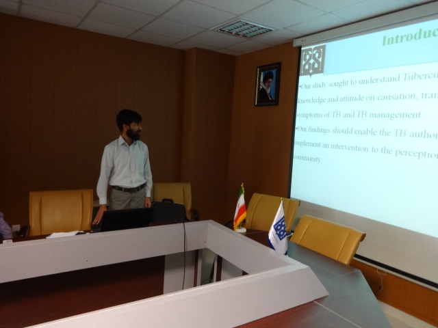 Mr. Rasooli's Thesis Defense