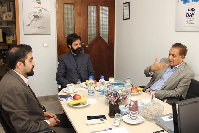 Director of International Affairs and Development Meets  a Professor from Harvard University