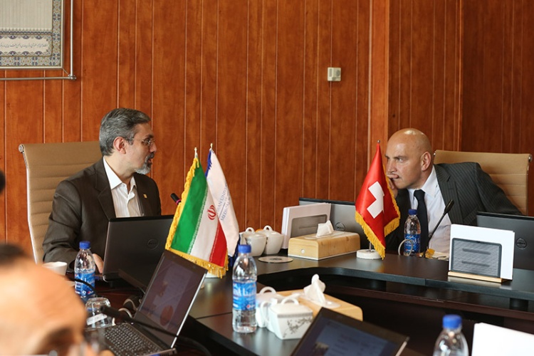 TUMS Chancellor Meets Swiss Ambassador, H. E. Giulio Haas