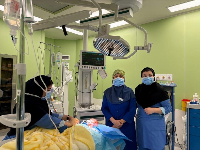 Success of Physicians at Hakim Pediatric Subspecialty Hospital of Tehran University of Medical Sciences in a Special Surgery on a Premature Newborn