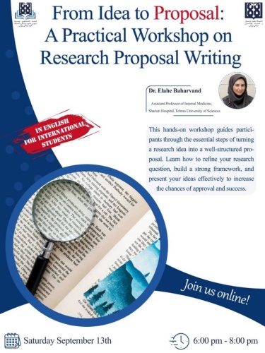 From Idea to Proposal: A Practical Workshop on Research Proposal Writing