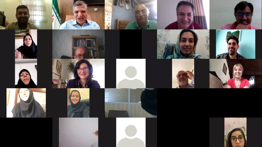TUMS Appraise To Raise Group has held the first Online Journal Club in the School of Dentistry