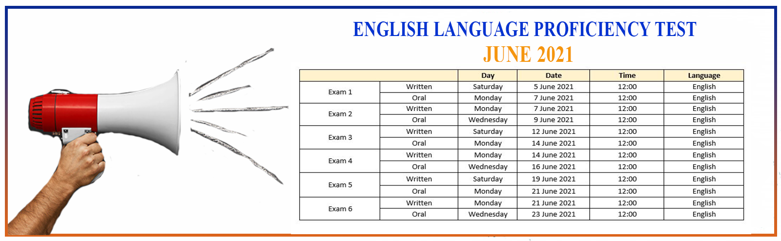 ENGLISH LANGUAGE PROFICIENCY TEST