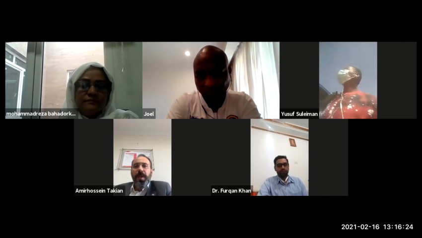 The First Webinar of International Alumni Hold on 16th February
